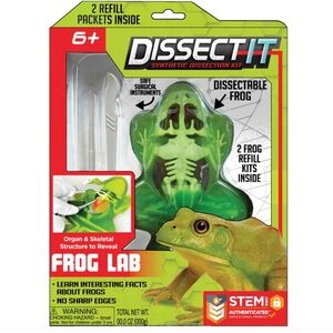 DISSECT IT+ Simulated Synthetic Dissection STEM Science Frog Lab Kit Homeschool